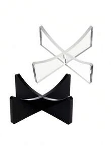 Acrylic Ball Display Stand Durable Cross Design For Soccer Basketball Baseball Football Rugby Golf Multifunctional Sphere Stable Display Holder Sports Equipment Storage Rack Clear Ball Storage Holder Suitable For Home Gyms Offices Athletic Rooms And Commercial Spaces Sports Enthusiasts Sports Essential Accessories - White - View 4