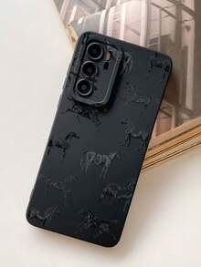 1pc Creative Horse Pattern Unique Phone Case Compatible With IPhone 17 Pro Max/Air, 11/12/13/14 Plus, XR/7/8 Plus/15 Pro Max, Series - Multicolor - View 3