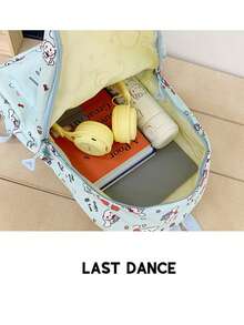 Sanrio Licensed Hello Kitty/Kuromi/Cinnamon Roll/Pompompurin/My Melody Backpack 2025 - Back To School Backpack & School Supplies, Waterproof Large Capacity Backpack, Multi-Pocket Design, Breathable Adjustable Shoulder Straps, Cute Anime Back To School Essential (Valentine's Day/Christmas/Graduation Gift), Suitable For Middle And High School Students School Bag Bookbag - Multicolor - View 3