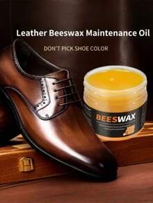Shoe Polish Care Set With 1 Polishing Sponge, Beeswax Oil For Faux, Universal Color For Shoes, Bags, Jackets, Sofas And Other Faux Goods Quick Polishing And Deep Nourishment(New And Old Models Will Be Sent Randomly.),Shoe,Spring Summer Picks,Brides Maid Gifts,Room,Bedroom Deccor,Bedroom Deccor,Beach,Travel,For Men,For Women,Vacation - Multicolor - View 2