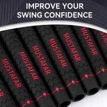Bộ quà tặng 13 chiếc tay cầm gậy golf cao su chống trượt chất lượng cao, cỡ tiêu chuẩn/trung bình - Chống trượt và giảm sốc. - Đỏ - Xem 6