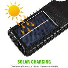 Solar Lights Outdoor Waterproof 20000LM Solar Street Lights Outdoor, LED Solar Flood Lights Dusk To Dawn With Motion Sensor, Solar Parking Lot Lights With Remote Control For Yard - 1 包 - 查看 7