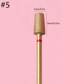 Punte per trapano in lega di titanio, rimozione professionale di cuticole e pelle morta - Dorato - Visualizzare 21