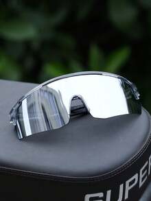 1pc Men One-Piece Street Style Hip Hop Punk Fashion Glasses Combination For Mountaineering Outdoor Cycling Bar Club Accessories - Multicolor - View 8