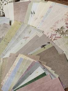 60 Sheets Vintage English Rose Decorative Stationery Paper, DIY Material,School Supplies,Back To School - Multicolor - View 9