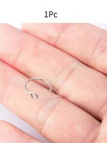 1个/2个/3个/5个装假鼻环，仿鼻钉饰品，8毫米，也适用于假唇环、鼻环套装、假唇环、唇钉，适合日常和派对佩戴 - 彩色 - 查看 20