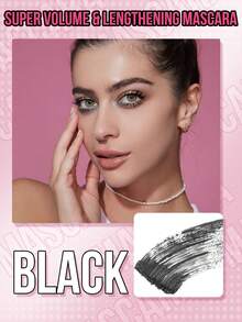 MISSLYN 超级丰盈纤长睫毛膏，黑色，丰盈睫毛膏，纤长睫毛膏，可叠加丰盈，持久纤长，纯素，无动物实验 - #1 Black - 查看 5