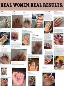 22片情人节UV免光凝胶美甲贴，粉色爱心波点凝胶美甲贴 - 瞬间美化，保护天然指甲，完美适用于女士休闲约会，居家DIY美甲贴纸 - 粉色 - 查看 11