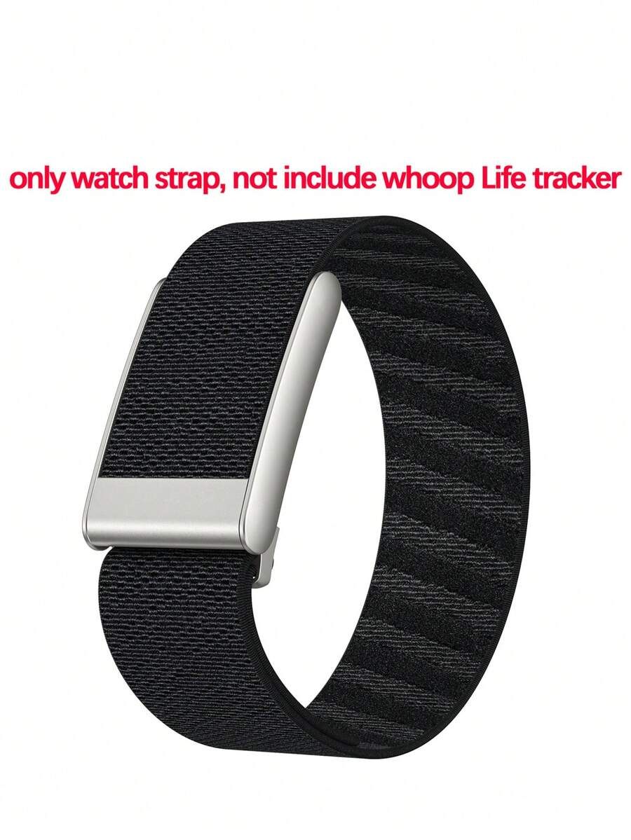 1pc Nylon Soft Band Compatible With 5.0, One, Peak, And Life | Adjustable, Durable & Secure Fit Strap | NOT For Gen 4 - Black - View 1