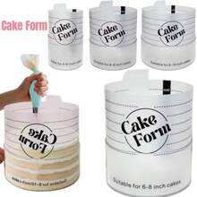 Adjustable Round Cake Mold, Expandable Fondant Tool, Mousse Cake Ring, Acrylic Round Baking Ring, DIY Mousse Cake Mold, Cake Decorating Tool, Round Cake Decorating Tool