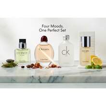 Calvin Klein Men's Mini Coffret 4-Piece Gift Set  Includes: Obsession Men EDT 15ml • Escape Men EDT 15ml • Eternity Men EDT 15ml • CK One EDT 15ml Classic. Versatile. Iconic. - 清新香調 - 查看 4