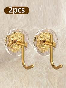 1 Stück transparenter nahtloser Klebehaken, Badezimmer Küche Kleiderhaken, wandmontierter Kleiderständer, kreativer leistungsstarker Klebehaken, nahtloser lochfreier Kleiderhaken-Organizer, kleiner Haken, starker Klebehaken für Handtücher, wandmontierter nahtloser Klebehaken für die Küche