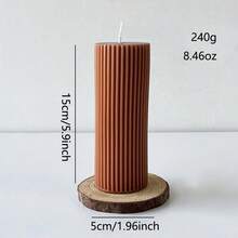 1pc/Box New Cylindrical Candle (Height: 5cm/1.96in To 20cm/7.87in, Diameter 1.96in), Scented Candle, European Style, Smokeless Candle, White Candle, For Home Decor, Room Decor, Bedroom Decor, Party, Dining Table Decor, Kitchen Decor, Dining Room, Romantic, Party, Candlelight, Birthday Candle Decor, Holiday Decor, Candle, Candles, Halloween, Autumn, Gifts, Scented Candles, Home Decoration, Vintage Decor, Christmas Decorations, Christmas Decor, Christmas Gifts