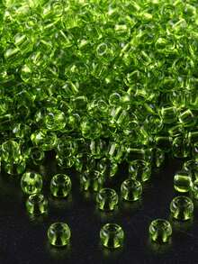 GO2CJBEADS DIY串珠工艺材料 10克手链珠 多色 2毫米圆形玻璃珠，用于珠宝制作