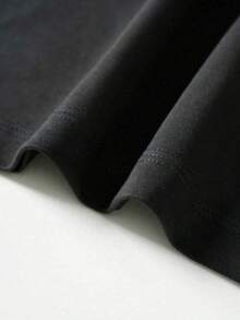 Men's Summer Clothing Pattern T-Shirt, Y2k,Money,Fun Patterns, Christmas, Men's Summer Short Sleeved Cotton Comfortable And Breathable Outdoor Street Round Neck T-Shirt, Surprise Gift For Family And Friends Christmas Gift - 黑色1 - 查看 4