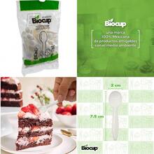 R's Cucharas Biocup para Nevera 100 Piezas Blancas Cucharas Plásticas Compactas Resistentes y Apilables Ideal para Cocina Eventos y Refrigeración de Alimentos - Multicolor - Ver 4