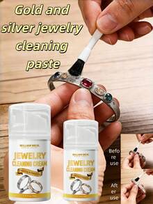 1pc Jewelry Polishing Paste, Cleaning & Brightening Paste, Instrument Brass Polishing Paste, Ceramic & Metal Oxidation Paste, Cleaning & Polishing Wax - Multicolor - View 1