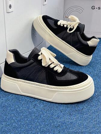 Nya snygga, lätta och lyxiga herrskor från National, bekväma, mjuka sular, tjock botten, andningsbara, vattentäta, låga sneakers med snörning och casual look. Högkvalitativa amerikanska fritidsskor.