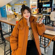 Women Outdoor Winter Coats - Orange - View 3