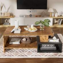 Sofa Tables - Black and Brown - View 8