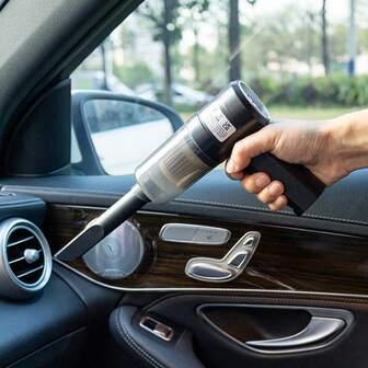 Easypie Selection 3-In-1 Handheld Vacuum Cleaner - 2000mAh, Fast Charging And Strong Wet/Dry Suction For Car, Home, And Pets, USB-C Charging, Washable Filter, Low-Noise Air Purifier & Multi-Nozzle Kit, A Must-Have For Car Detailing, Keyboard Cleaning, Desk Organization, Driver's Interior Care, And Home Cleaning Gadget Enthusiasts,Best Gifts For Friends