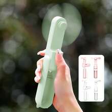 1pc Portable Foldable Travel Fan Hand Mini Fan Fan 270 ° Adjustable USB Rechargeable Personal Cooler, Outdoor Mini Fan Pocket Fan, Gifts For Student And Women Mother's Day, Brazilian Valentine's Day, Brazil Valentine's Day, June 12 Valentine's Day, Love Gifts, Couple Gifts, Romantic Gifts, Anniversary Gifts, Gift For Boyfriend, Girlfriend, Present, Jewelry, Brazil June Celebrations - Multicolor - View 5