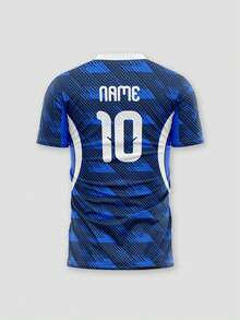 Customized French Team Jerseys For The 2026-27 Season, Including Personalized Logos, Numbers, Team Name And Player Names. Sports, Perfect Gift - Royal Blue - View 4