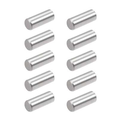 10Pcs 8mm X 20mm Dowel Pin 304 Stainless Steel Pegs Support Shelves Silver Tone