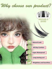 120pcs Soft & Fluffy Faux Mink Eyelashes, Cartoon Character Cosplay Lightweight Doll Lashes, Reusable, Create Dramatic Makeup, C-Curl Voluminous, Ample Quantity, Best Quality, Lowest Price, New DIY False Lashes, Fluffy & Soft, 3D Mink Lashes, False Eyelashes, Makeup, Eyelash Extension, Short Lashes, DIY Fake Lashes, Light-Colored Lashes, DIY Eyelash Extension At Home - D - View 7