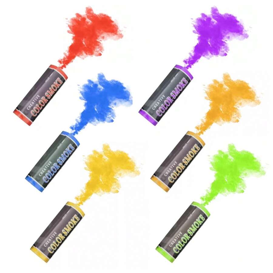 Cañon Bazuca Humo Colores Fotografias Eventos Fiesta Selfies Celebracion XV Años Boda Aniversario Revelacion Genero Festival NSP2 - Morado - Ver 1