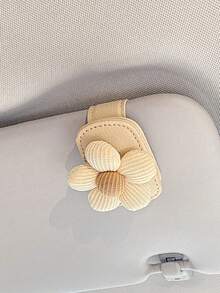 1个通用型汽车遮阳板眼镜夹,PU材质,车载眼镜架,内饰配件,眼镜收纳架,遮阳旅行必备,适合自驾、度假、返校、周末露营,也可作为送给母亲、女友、男友、父亲的礼物,也是送给老师的完美礼物,必备汽车配件 - 彩色 - 查看 16