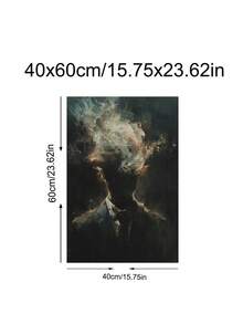 1幅暗黑学院风艺术版画，超现实哥特式家居装饰，暗黑极简抽象墙画，暗黑氛围帆布墙画，情人节礼物，情侣礼物，秋冬季装饰，节日礼物，墙画，墙面装饰，家居装饰，房间装饰，帆布墙画，海报，带框墙画，可选画框 - 彩色 - 查看 14