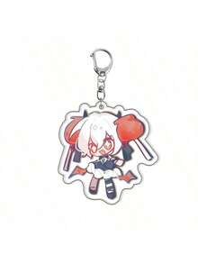 热门暗影牛奶饼干姜饼人游戏配件钥匙扣、收藏玩具、小礼物、背包挂件 - 彩色 - 查看 6