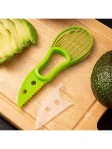 1/3Pcs 3-In-1 Avocado Peeler/ Fruit Tool - PP+Stainless Steel, Peeling+Flesh Separation+Scraping, Practical Durable - For Kitchen/Fruit Prep/Cooking/DIY Snacks/Valentine's Day/Mother's Day/Father's Day/Graduation Gift - Multicolor - View 9