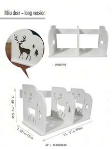 这款极简桌面书架适用于家庭书房、办公桌、客厅杂志书籍收纳、卧室杂志架以及浴室台面装饰。它是情人节送给情侣的绝佳礼物。组装简便。卡通猫咪书架/铃铛猫创意书挡是开学季和毕业季送给学生的绝佳礼物。
