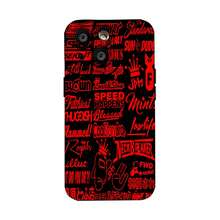 Diseños de pegatinas gráficas rojas. Esta elegante funda es compatible con los modelos  16, 15, 14 Pro Max, 13, 12, 11, XR y XS Plus. Fabricada en silicona TPU, ofrece protección contra golpes y caídas, además de una sensación superior. Es un regalo ideal para familiares, amigos y seres queridos, y una opción perfecta para Navidad.fundas para  13,funda  13,funda  16,fundas ,funda  15,funda para ,fundas para  16,fundas  11,fundas  15,funda  17,protector para ,funda  14,fundas  12,fundas  14,funda  17 pro max,fundas  13,fundas> - Negro - Ver 2