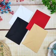 12pcs Deep Red Envelopes, Suitable For Holiday Parties And Gifting To Friends - Burgundy - View 3