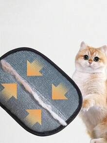 1只多功能防静电清洁手套，宠物毛发去除器，衣物、沙发除毛刷，用于去除猫狗掉毛、织物绒毛和线头，适合家庭清洁使用 - 黑色 - 查看 5