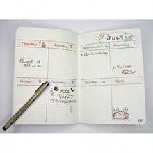 Shibori Indigo Butterflies Dotted Paperback Journal: Blank with Pocket(default) - Multicolor - Ver 8