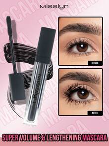 MISSLYN 超级丰盈纤长睫毛膏，黑色，丰盈睫毛膏，纤长睫毛膏，可叠加丰盈，持久纤长，纯素，无动物实验 - #1 Black - 查看 1