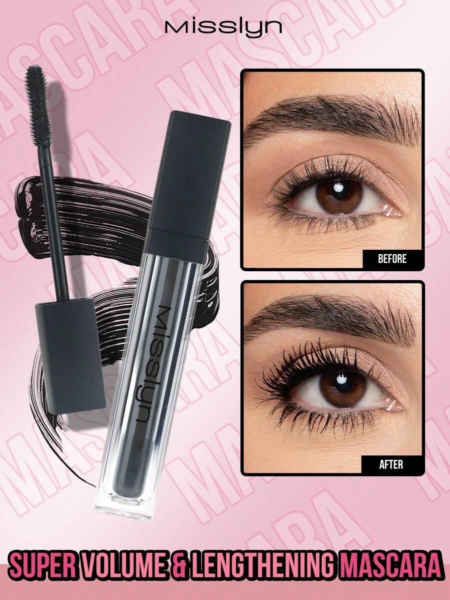 MISSLYN 超级丰盈纤长睫毛膏，黑色，丰盈睫毛膏，纤长睫毛膏，可叠加丰盈，持久纤长，纯素，无动物实验 - #1 Black - 查看 1