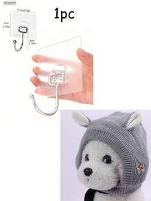 静音狗耳朵，防噪音针织狗帽，保暖冬季犬猫帽，适合中大型宠物，纯色兔耳朵造型，保暖防风宠物帽，适合大型犬日常使用 - 彩色 - 查看 14