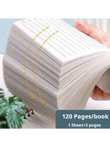 Sổ tay gáy xoắn A5/B5 có thể thay ruột - Bìa lượn sóng trang nhã, 120 trang/cuốn, gập 360°, giấy dày, gáy xoắn có thể tháo rời, thích hợp làm quà tặng Ngày Valentine, tựu trường, văn phòng phẩm, đồ dùng học tập và văn phòng. Món quà hoàn hảo dành cho giáo viên, học sinh và gia đình, sổ tay có thể thay ruột. - Nhiều màu - Xem 7