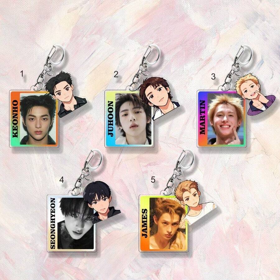 CORTI/S Fandom Keychain Pendant, An Qian, Zhao Yufan Celebrity Accessories - Multicolor - View 1