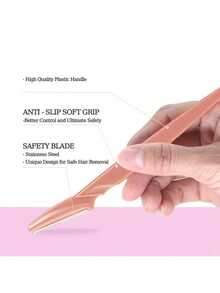 12件套不锈钢修容修剪套装，带保护盒，男女通用 - 精密眉毛修剪器 - 彩色 - 查看 8