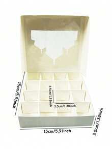 1 unidade, Caixa para Doces, Bolos e Biscoitos Eid Mubarak, Embalagem para Presente, Decoração Ramadan Kareem para Casa, Artigos para Festas Islâmicas Muçulmanas, Suprimentos para Pequenos Negócios, Ramadan Kareem, Decoração Eid, Ramadan Kareem, Decoração Eid Al-Fitr, Decoração em Formato de Mesquita - Branco - Ver 3