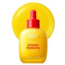 EQQUALBERRY Vitamin Illuminating Serum – Brightening Vitamin C Serum With Niacinamide | Strengthens Skin Barrier | Hydrates Using Ceramide And Hyaluronic Acid, 1.01oz | Holiday Gifts / 30ml - 黃色 - 查看 1