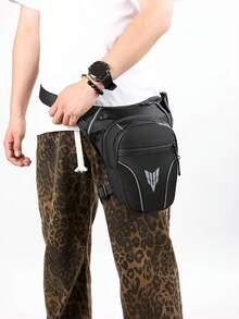 摩托车腿部保护包，防水户外大腿包，男士腿包，男士腰包，女士户外大腿包，摩托车骑行斜挎包，带腿带，可拆卸腿带，适合徒步、骑行、钓鱼、骑行旅行