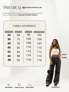 Women's Wide Leg Jeans, High-Rise, 100% Premium Cotton, Wide Leg, Marbled Blogger - 黑色大理石石墨 - 查看 2