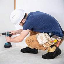 Fundas desechables para zapatos, paquete de 200 pares impermeables, fundas de zapatos negras ms gruesas, antideslizantes, para zapatos, hogar, pisos, alfombras interiores - inicial - Ver 7